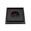 5 1/2" Sq. Ornamental Low Voltage LED Lighted Vinyl Post Cap For AZEK/TimberTech Post Sleeves (Low Gloss Black)