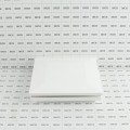 5 1/2" Sq. Ornamental Low Voltage LED Lighted Vinyl Post Cap for Vinyl Fence and Railing (Cool White) White