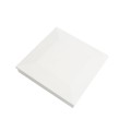 5 1/2" Sq. Ornamental Low Voltage LED Lighted Vinyl Post Cap for Vinyl Fence and Railing (Cool White) White