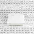5" Sq. Ornamental Low Voltage LED Lighted Combo Vinyl Post Cap for Vinyl Fence and Railing (Warm White) White