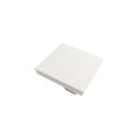 5" Sq. Ornamental Low Voltage LED Lighted Combo Vinyl Post Cap for Vinyl Fence and Railing (Cool White) White