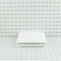 5 1/2" Sq. Ornamental Low Voltage LED Lighted Combo Vinyl Post Cap for Vinyl Fence and Railing (Warm White) White