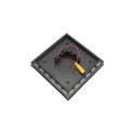 5 1/2" Sq. Ornamental Low Voltage LED Lighted Combo Vinyl Post Cap for Vinyl Fence and Railing