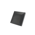 5 1/2" Sq. Ornamental Low Voltage LED Lighted Combo Vinyl Post Cap for Vinyl Fence and Railing