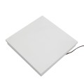 5 1/2" Sq. Ornamental Low Voltage LED Lighted Combo Post Cap - 1805W-5K - White