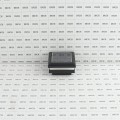 2" Sq. Ornamental Solar LED Lighted Vinyl Post Cap for Vinyl Fence and Railing (Black)