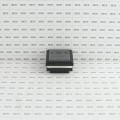 2" Sq. Ornamental Solar LED Lighted Vinyl Post Cap for Vinyl Fence and Railing (Textured Black)
