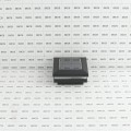 2.5? Sq. Ornamental Solar LED Lighted Vinyl Post Cap for Vinyl Fence and Railing (Textured Black)