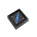 2.5? Sq. Ornamental Solar LED Lighted Vinyl Post Cap for Vinyl Fence and Railing (Textured Black)