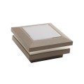 2.5" Sq. Ornamental Solar Light Post Cap