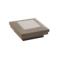 2.5" (2 1/2" x 2 1/2") Ornamental Downward Solar Light Post Cap - Textured Bronze