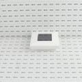 3.5" Sq. Ornamental Downward Solar LED Lighted Vinyl Post Cap for Vinyl Fence and Railing (White)