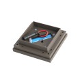 2.5" Sq. Solar Ornamental Post Cap with Accessory Connection