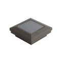 2.5" Sq. Solar Ornamental Post Cap with Accessory Connection