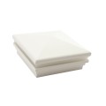 5" x 5" Neptune Halo Low Voltage (Cool White LED) Lighted Vinyl Post Cap - White