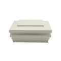 5.625" (5 5/8" x 5 5/8") Cape May Halo Low Voltage (Warm White LED) Lighted Vinyl Post Cap for 6" x 6" Wood Post - White