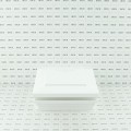 5.625" (5 5/8" x 5 5/8") Cape May Halo Low Voltage (Cool White LED) Lighted Vinyl Post Cap for 6" x 6" Wood Post - White