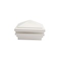4.5" Sq. Haven Halo Low Voltage LED Lighted Vinyl Post Cap for Vinyl Fence and Railing (Warm White) White