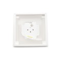 5.625" Sq. Haven Halo Low Voltage LED Lighted Post Cap - White LMT-1848-LED-W-5K