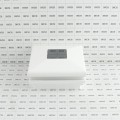 4 1/2" Sq. Neptune Halo Solar LED Lighted Vinyl Post Cap for Vinyl Fence and Railing (White)
