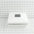 5" Sq. Neptune Halo Solar LED Lighted Vinyl Post Cap for Vinyl Fence and Railing (White)