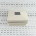 5.625" Sq. Neptune Halo Solar LED Lighted Vinyl Post Cap for Vinyl Fence and Railing (Beige)