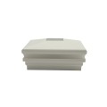 5.625" (5 5/8" x 5 5/8") Neptune Halo Solar LED Lighted Vinyl Post Cap for 6" x 6" Wood Post - White
