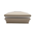 LMT-1855NA 6" Sq. Neptune Halo Solar LED Lighted Vinyl Post Cap - Almond