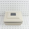 5" Sq. Cape May Halo Solar LED Lighted Vinyl Post Cap for Vinyl Fence and Railing (Almond)