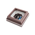5" Sq. Cape May Halo Solar LED Lighted Vinyl Post Cap for Vinyl Fence and Railing (Antique Copper)