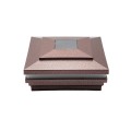 5.625" Sq. Cape May Halo Solar LED Lighted Vinyl Post Cap for Vinyl Fence and Railing (Antique Copper)