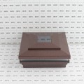 6" Sq. Cape May Halo Solar LED Lighted Vinyl Post Cap for Vinyl Fence and Railing (Antique Copper)