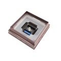 6" Sq. Cape May Halo Solar LED Lighted Vinyl Post Cap for Vinyl Fence and Railing (Antique Copper)