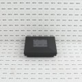 4" Sq. Ornamental Downward Solar LED Lighted Vinyl Post Cap for Vinyl Fence and Railing (Textured Black)