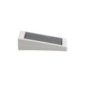 Galaxy Ornamental Solar Wedge Accent Light for Vinyl Fence and Railing (White)