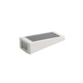 Galaxy Ornamental Solar Wedge Accent Light for Vinyl Fence and Railing (White)