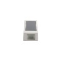 Galaxy Ornamental Solar Wedge Accent Light for Vinyl Fence and Railing (White)