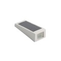 Galaxy Ornamental Solar Wedge Accent Light for Vinyl Fence and Railing (White)