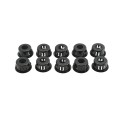 Flush Mount Trim Ring for Vinyl Fence and Railing (10 pk) for Vinyl Fence and Railing (Black)