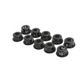 Flush Mount Trim Ring for Vinyl Fence and Railing (10 pk) for Vinyl Fence and Railing (Black)