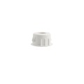 Flush Mount Trim Ring for Vinyl Fence and Railing (10 pk) for Vinyl Fence and Railing (White) (simple6)