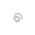 Flush Mount Trim Ring for Vinyl Fence and Railing (10 pk) for Vinyl Fence and Railing (White) (simple6)