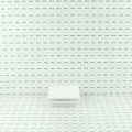 3.25" (3 1/4" x 3 1/4") Ornamental Low Voltage (Cool White LED) Light Post Cap - Textured White