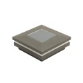 3.25" (3 1/4" x 3 1/4") Ornamental Solar Light Post Cap - Textured Bronze