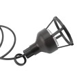 Black Outdoor Landscape Pathway Light with Round Reflector Shade - Low Voltage Cool White