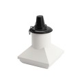 BuzzCap 5" x 5" or 4" x 4" Mosquito Torch Post Cap - White