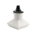 BuzzCap 5" x 5" or 4" x 4" Mosquito Torch Post Cap - White