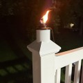 BuzzCap 5" x 5" or 4" x 4" Mosquito Torch Post Cap - White