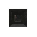 LMT-1482HB 3.625" Sq. Cape May Solar LED Lighted Vinyl Post Cap - Hammertone Black