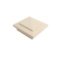 4X4 Cape May Vinyl Post Cap for Vinyl Fence and Railing (Beige)